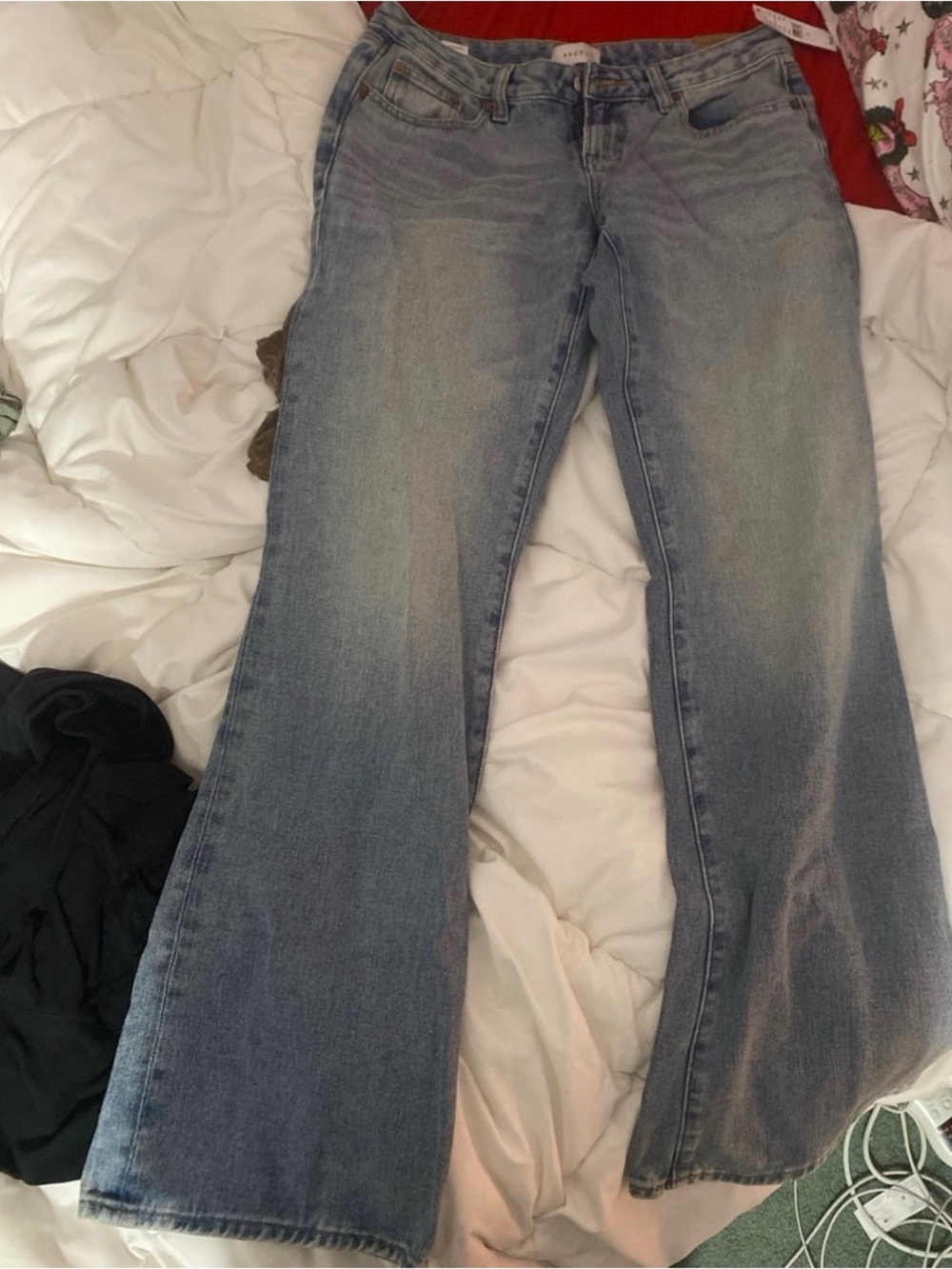 PacSun Women's Light Blue Flare Jeans